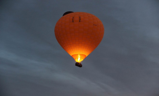 Kapadokyada Balon Yolculuğu Kamerada