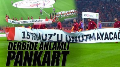 Galatasaray Derbisine Damga Vuran Pankart