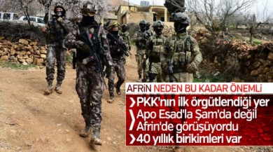 Terör örgütü PKK'nın tarihinde Afrin'in önemi