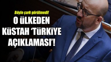 Belçika Başbakanı Charles Michel, “Türkiye-AB ilişkilerini sonlandırmalıyız.