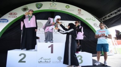 Suudi Arabistan'da kadınlar ilk kez maratona katıldı