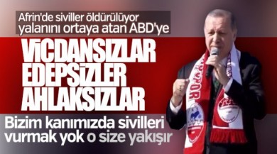 Erdoğan: Sivilleri vurmak bizim kanımızda yok